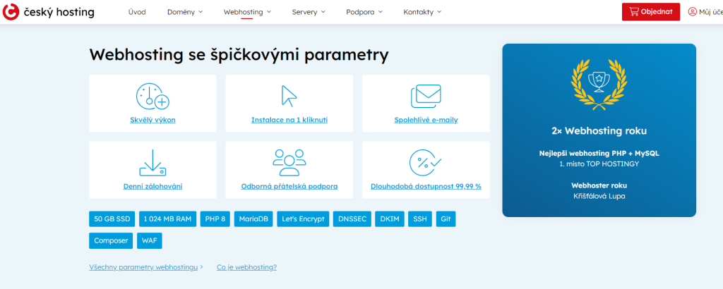 český-hosting webhosting