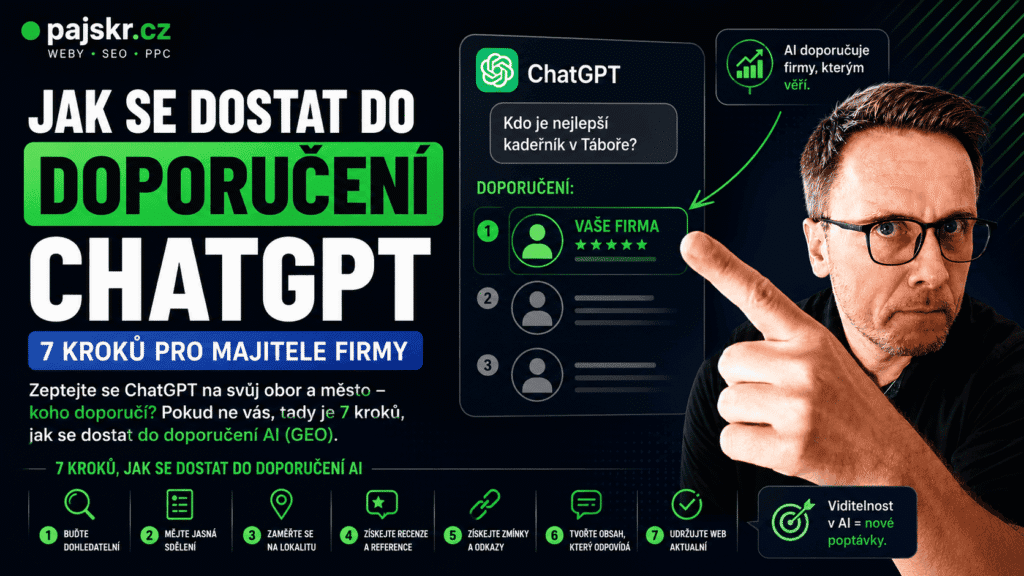 Jak se dostat do doporučení ChatGPT: 7 kroků pro majitele firmy